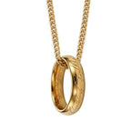 detail hanger De Ene Ring met inscriptie