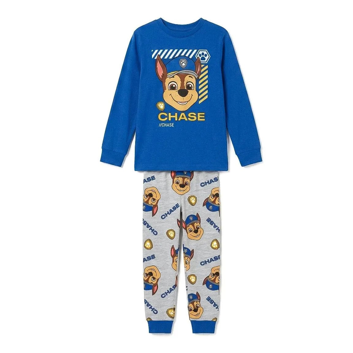 Paw Patrol Chase Kinderpyjama Jongens voorkant