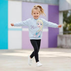 Frozen Elsa sweater gedragen buiten