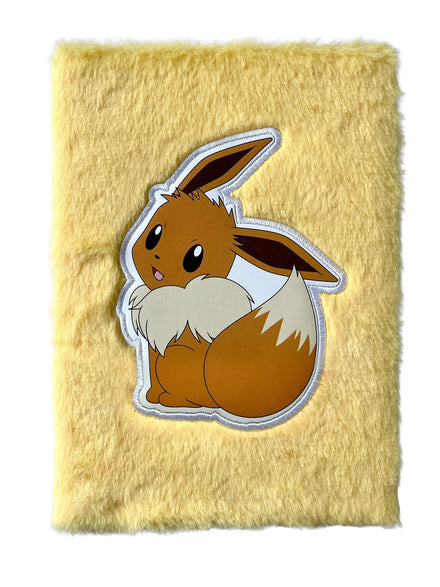 Pokémon Eevee Pluche Notitieboek Geel met Zachte Kaft