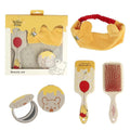 Disney Winnie the Pooh beautyset met haarborstel, klapspiegel en gele haarband en cadeaudoos