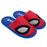 Marvel Spiderman Sloffen Jongens - Rood en Blauw met Maskerdesign