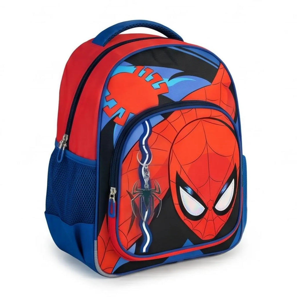 Spiderman grote rugzak jongens rood en blauw voorkant
