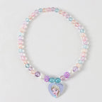 Kralenketting met hartvormige Elsa hanger