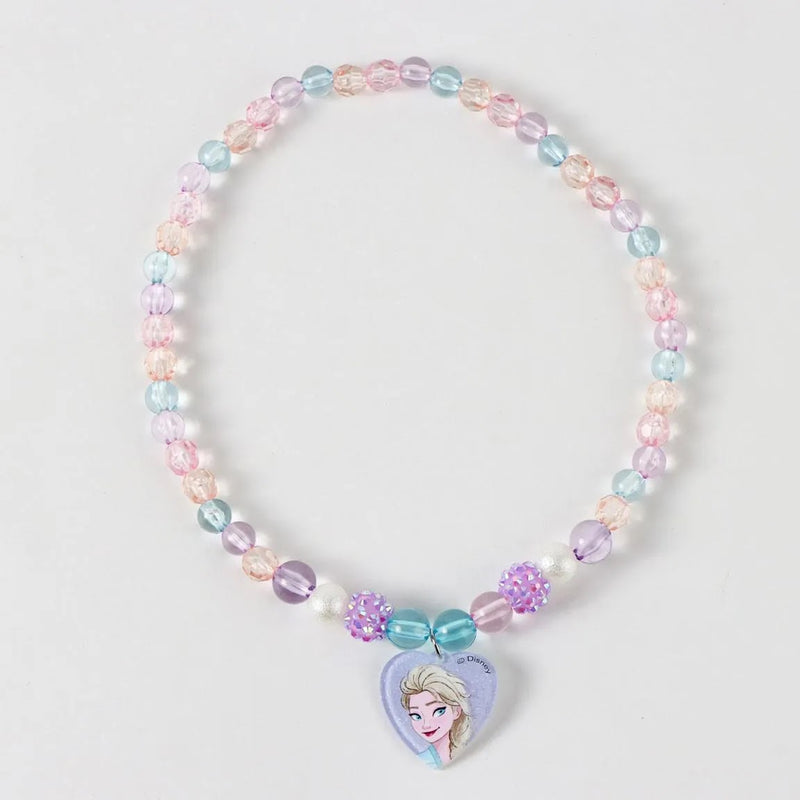 Kralenketting met hartvormige Elsa hanger