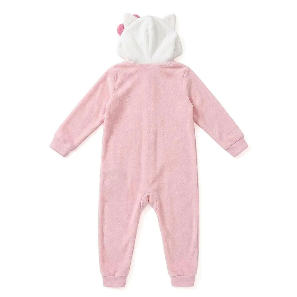 Hello Kitty onesie achterkant met capuchon