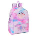 Kpop Demon Hunters Huntrix rugzak roze voorkant met laptopvak 42 x 30 x 12 cm