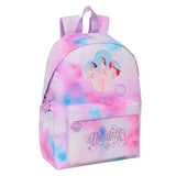 Kpop Demon Hunters Rugzak Meisjes - Huntrix - Roze - Schooltas met Laptopvak - 42 x 30 x 12 cm