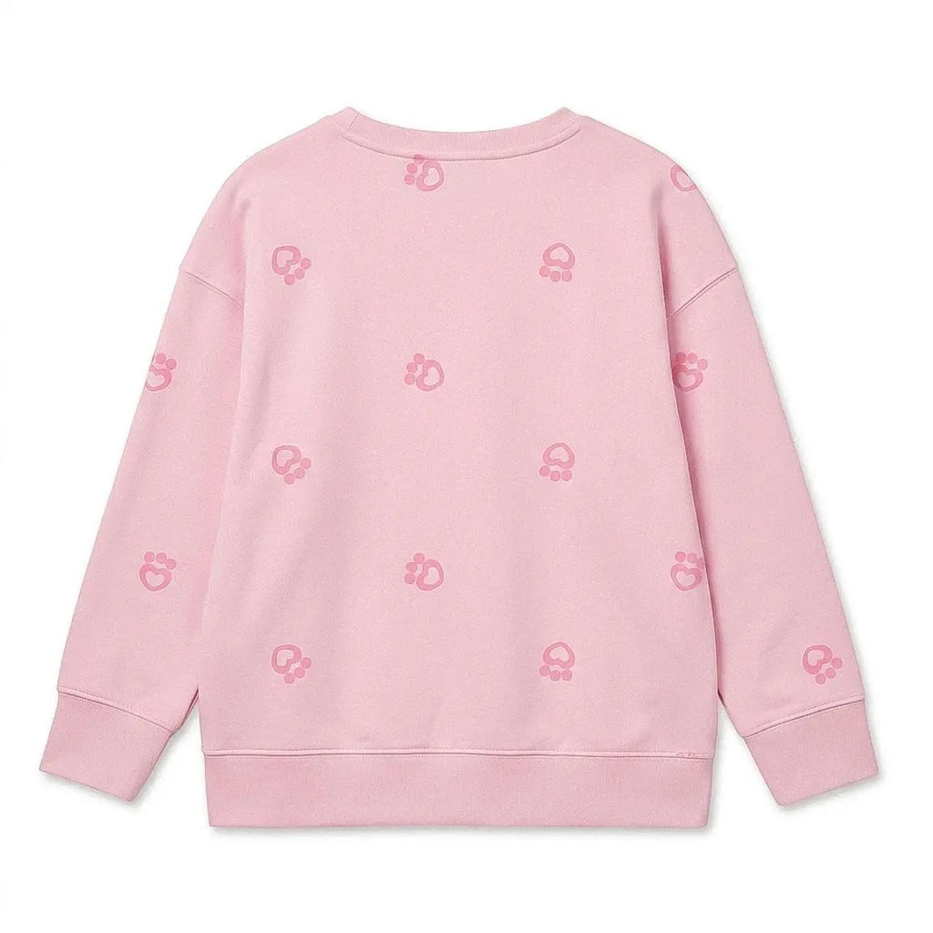 Gabby sweater achterkant met kleine kattenpootjes