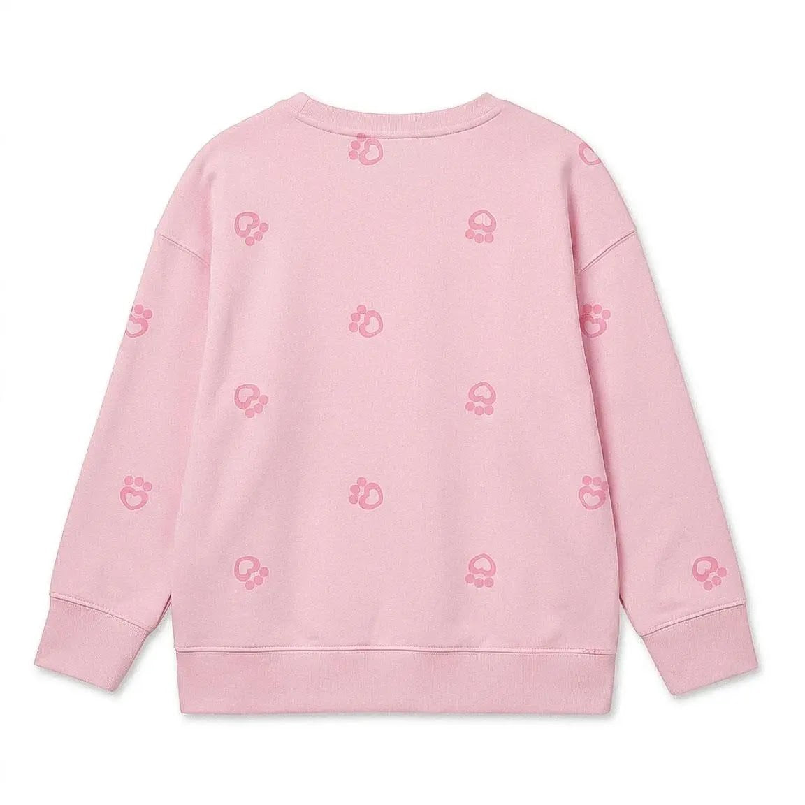 Gabby sweater achterkant met kleine kattenpootjes