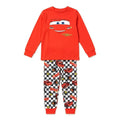 Disney Pixar Cars pyjama jongens rood shirt met Lightning McQueen en geblokte broek