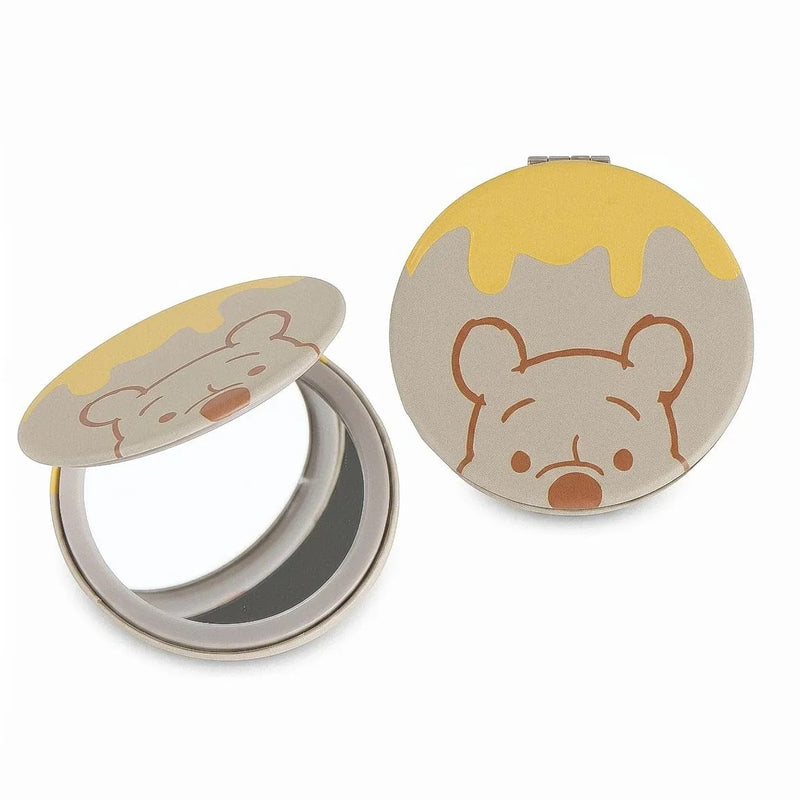 ronde klapspiegel met Pooh open en dicht