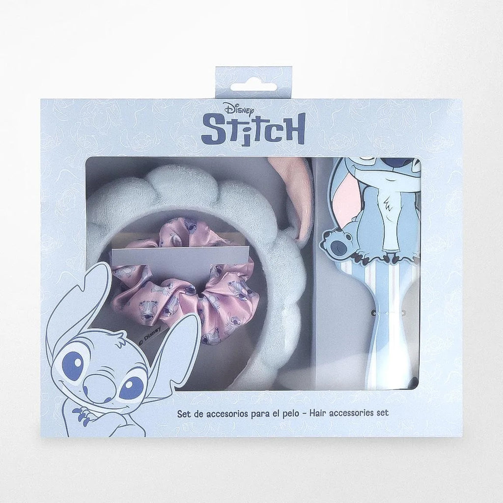 Stitch haaraccessoires set in lichtblauwe cadeaudoos