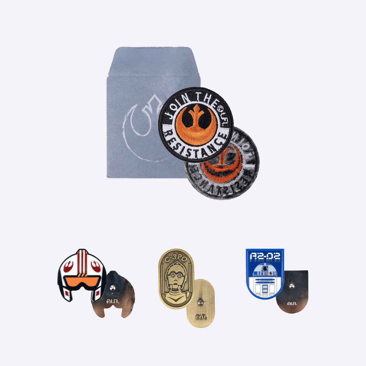 Join the Resistance patch en drie metalen pins
