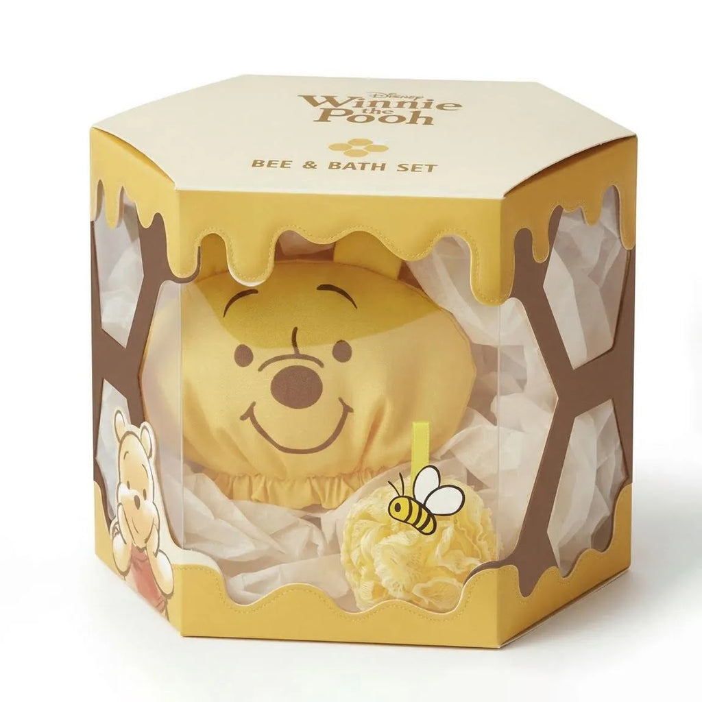 Winnie the Pooh badset in zeshoekige cadeaudoos