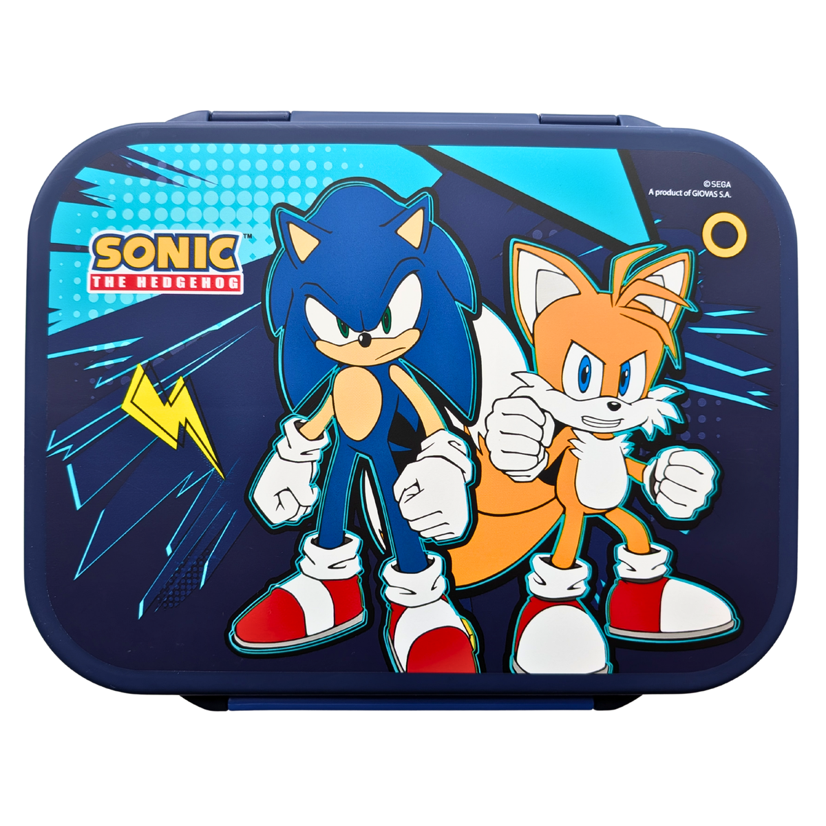 Sonic the Hedgehog broodtrommel donkerblauw met Sonic en Tails