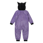 Kuromi onesie achterkant met zwarte capuchon