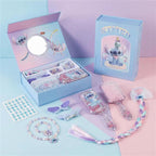Stitch beautyset uitgestald bij de geopende doos