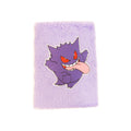 Pokémon pluche notitieboek Gengar paars voorkant