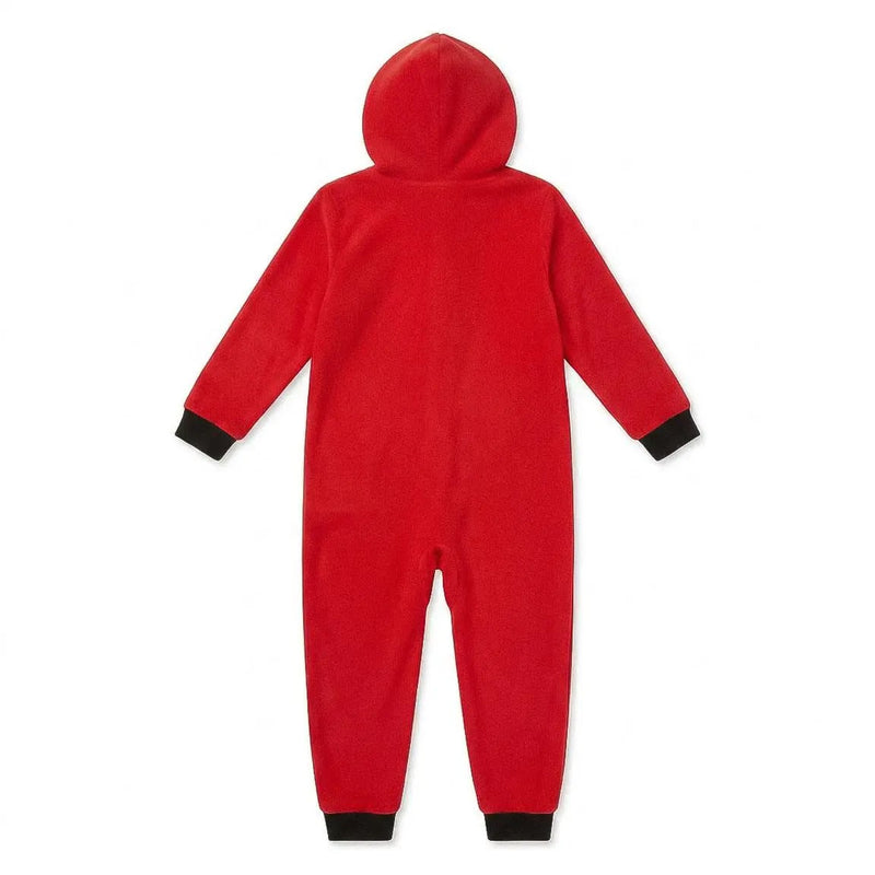 Cars onesie achterkant met capuchon