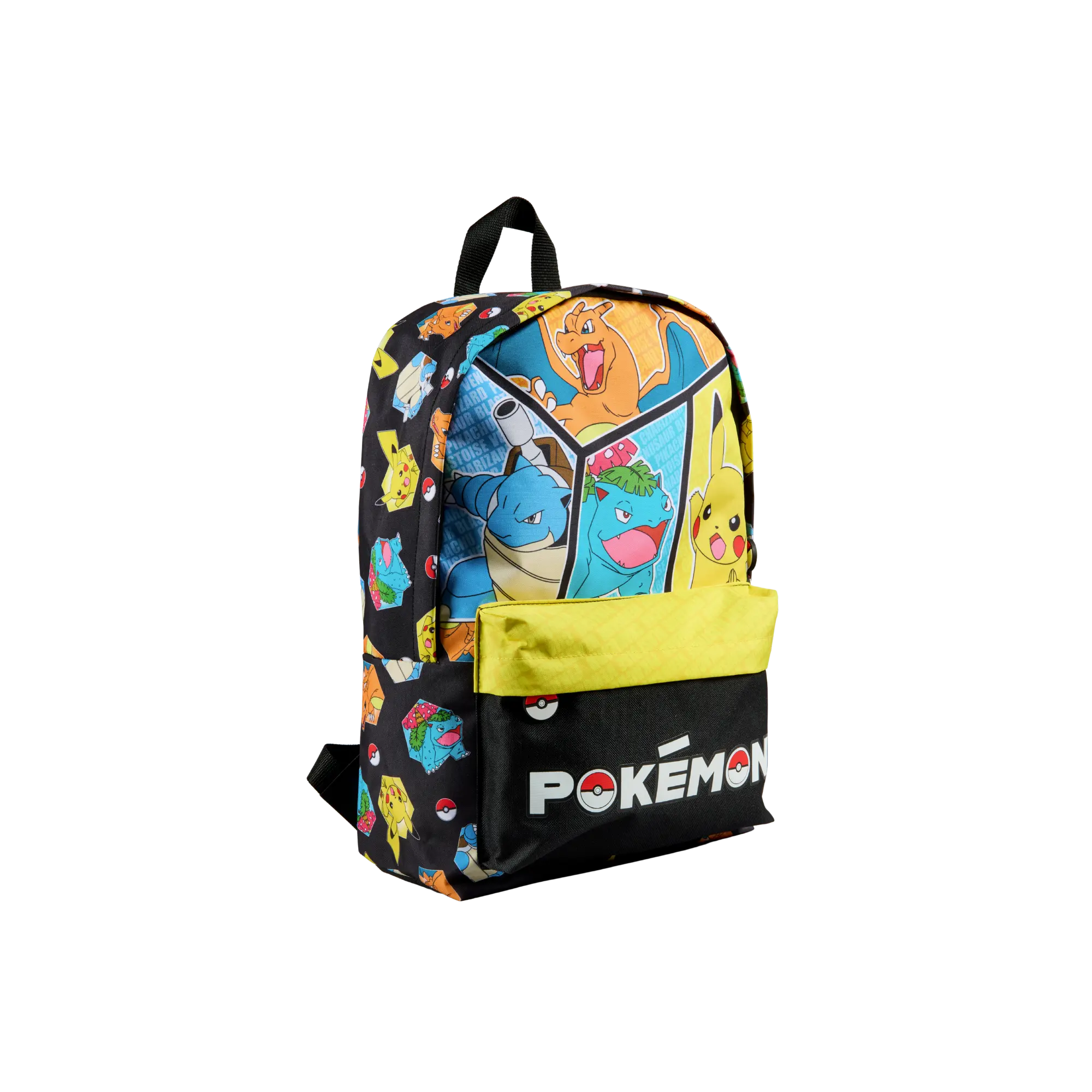 Pokemon Rugzak met Voorvak 43cm - zijaanzicht