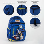 Sonic the Hedgehog rugzak comfort en opbergvakken