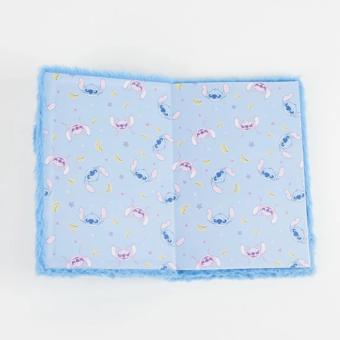 Disney Stitch fluffy dagboek binnenkant