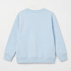 Frozen Elsa sweater achterkant effen lichtblauw