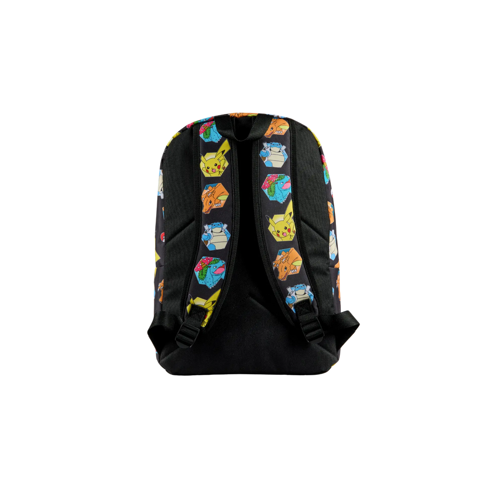 Pokemon Rugzak met Voorvak 43cm - achterkant