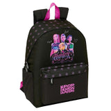 Kpop Demon Hunters Rugzak Meisjes - Huntrix - Zwart - Schooltas met Laptopvak - 42 cm