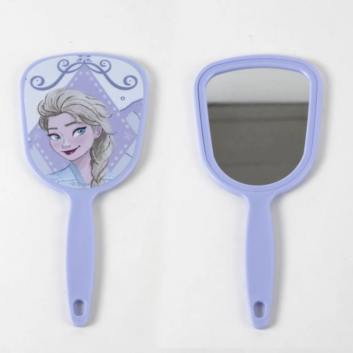 Handspiegel met Elsa, voor- en achterkant