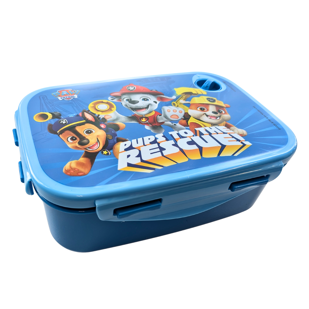 Paw Patrol broodtrommel schuin met donkerblauwe bak