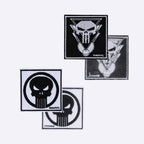 Patches met het Punisher logo