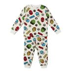 Marvel Avengers pyjama jongens crème met all-over print van Spider-Man, Captain America, Hulk en Iron Man