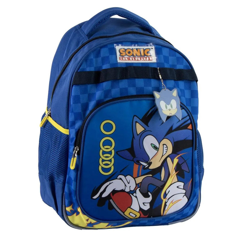 Sonic the Hedgehog schoolrugzak jongens blauw