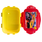 Hot Wheels broodtrommel open met gele bak