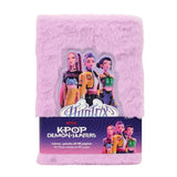 Kpop Demon Hunters Pluche Notitieboek A5 - Huntrix - Roze - 80 Pagina's