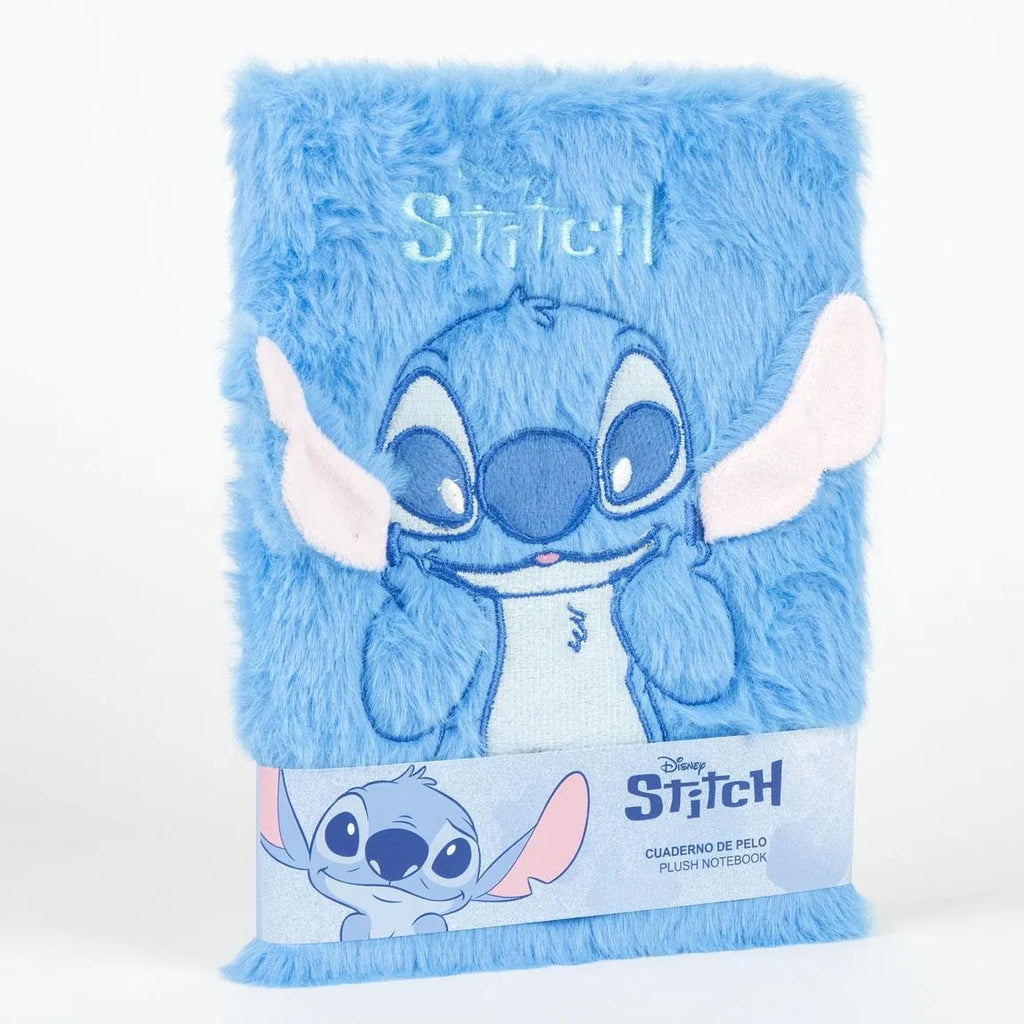 Disney Stitch fluffy dagboek voorkant