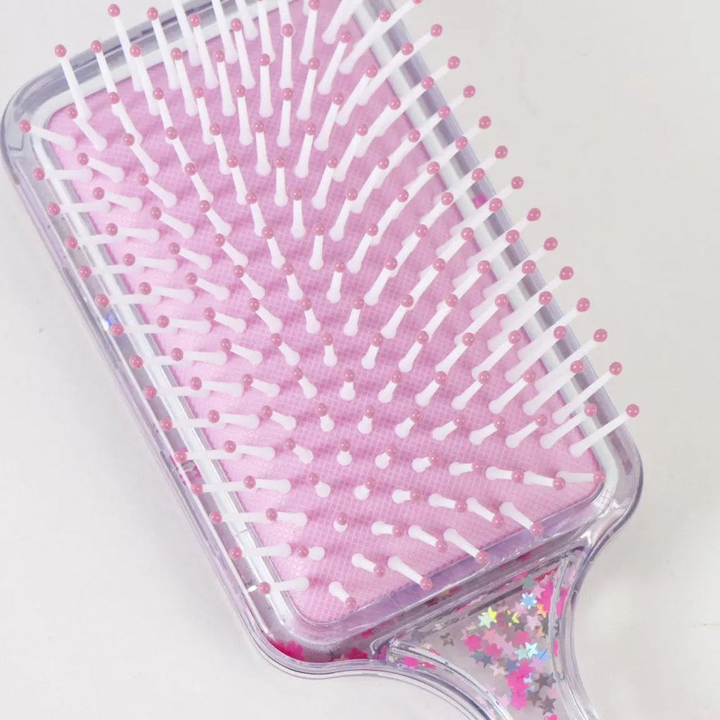 Roze borstelkussen van de Stitch haarborstel