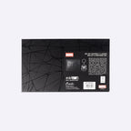 Achterkant van de Spiderman cadeaudoos