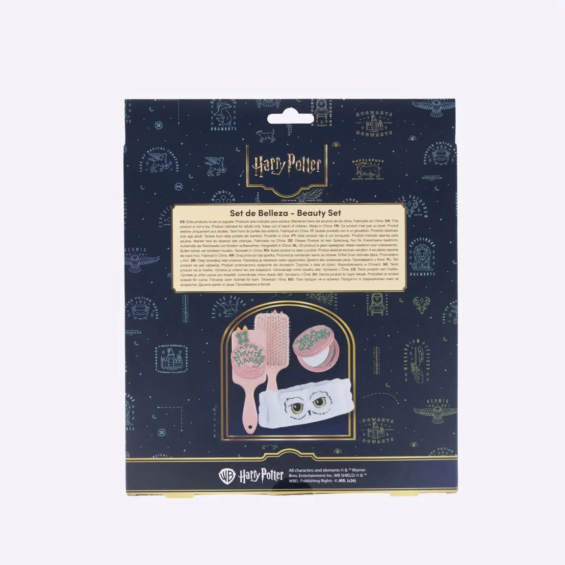 achterkant van de cadeaudoos