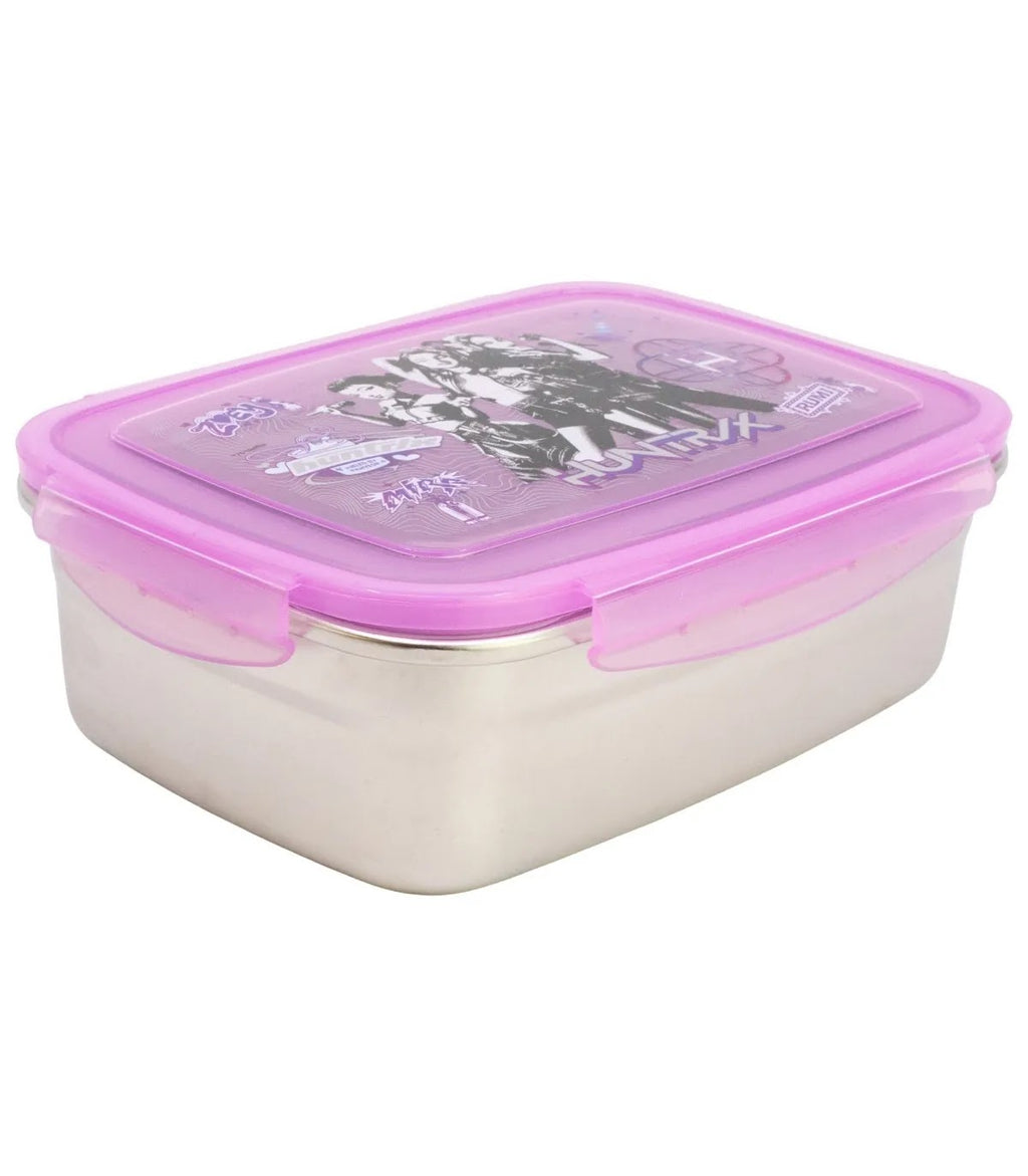 Kpop Demon Hunters RVS broodtrommel 1090 ml perspectief