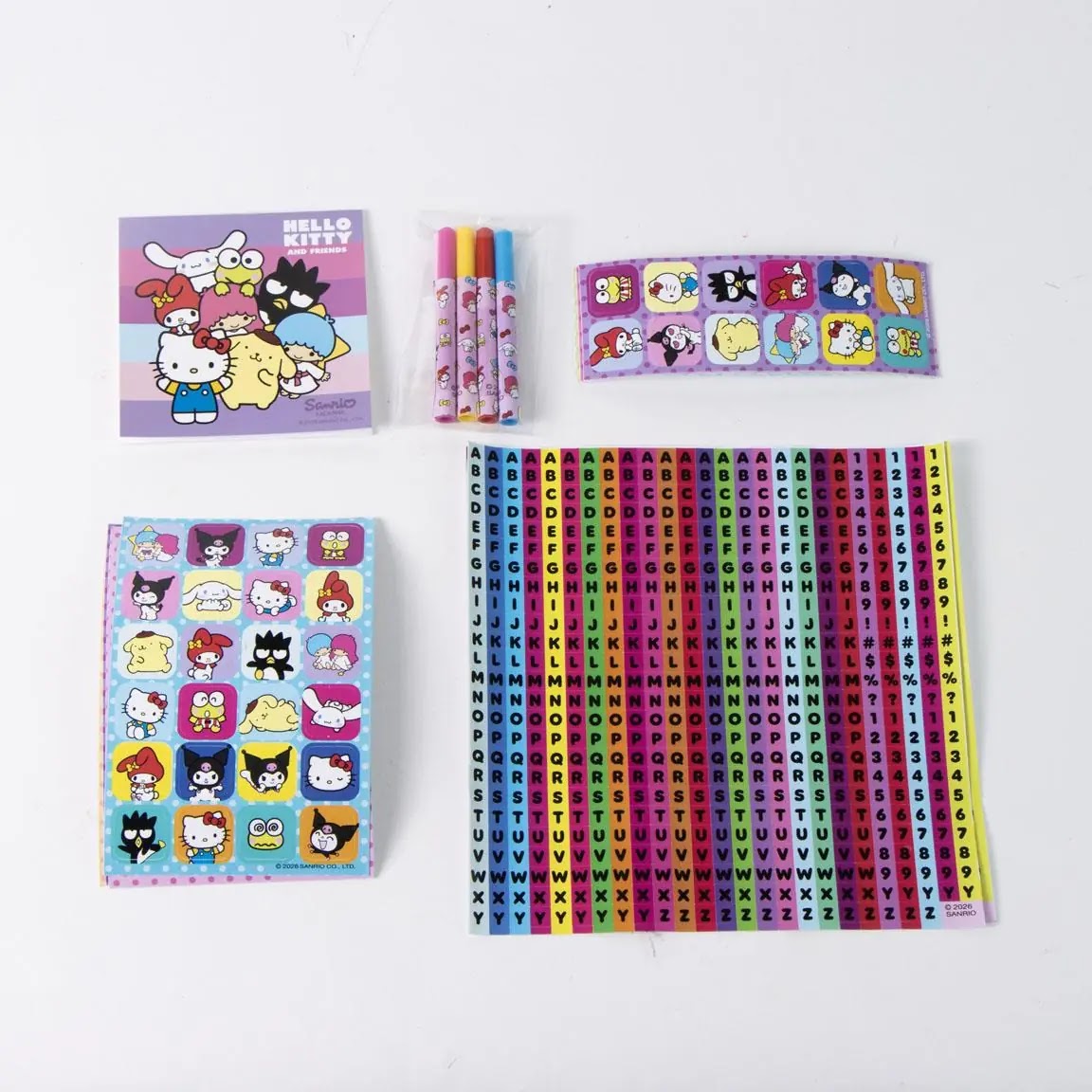 Hello Kitty stickerset inhoud