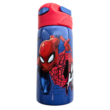 Spiderman RVS Drinkfles 500 ml - Blauw