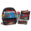 Hot Wheels 5-delige schoolset met rugzak, lunchtas, drinkfles, etui en sleutelhanger