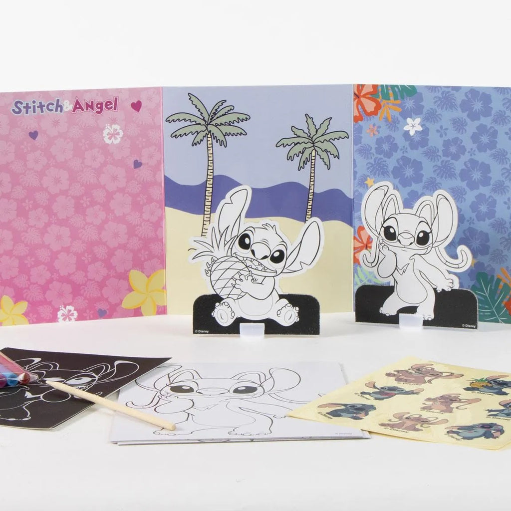 Disney Stitch en Angel knutselset detail