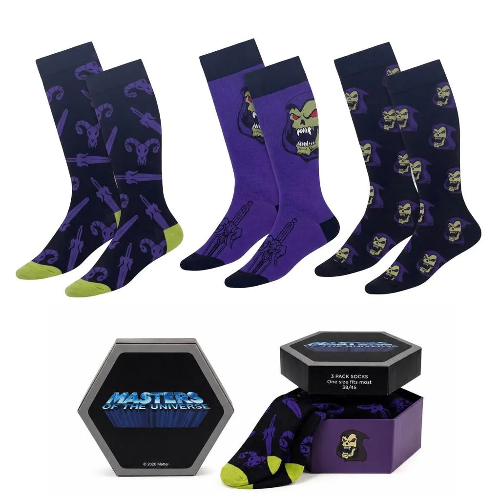 Masters of the Universe Skeletor Sokken 3-Pack