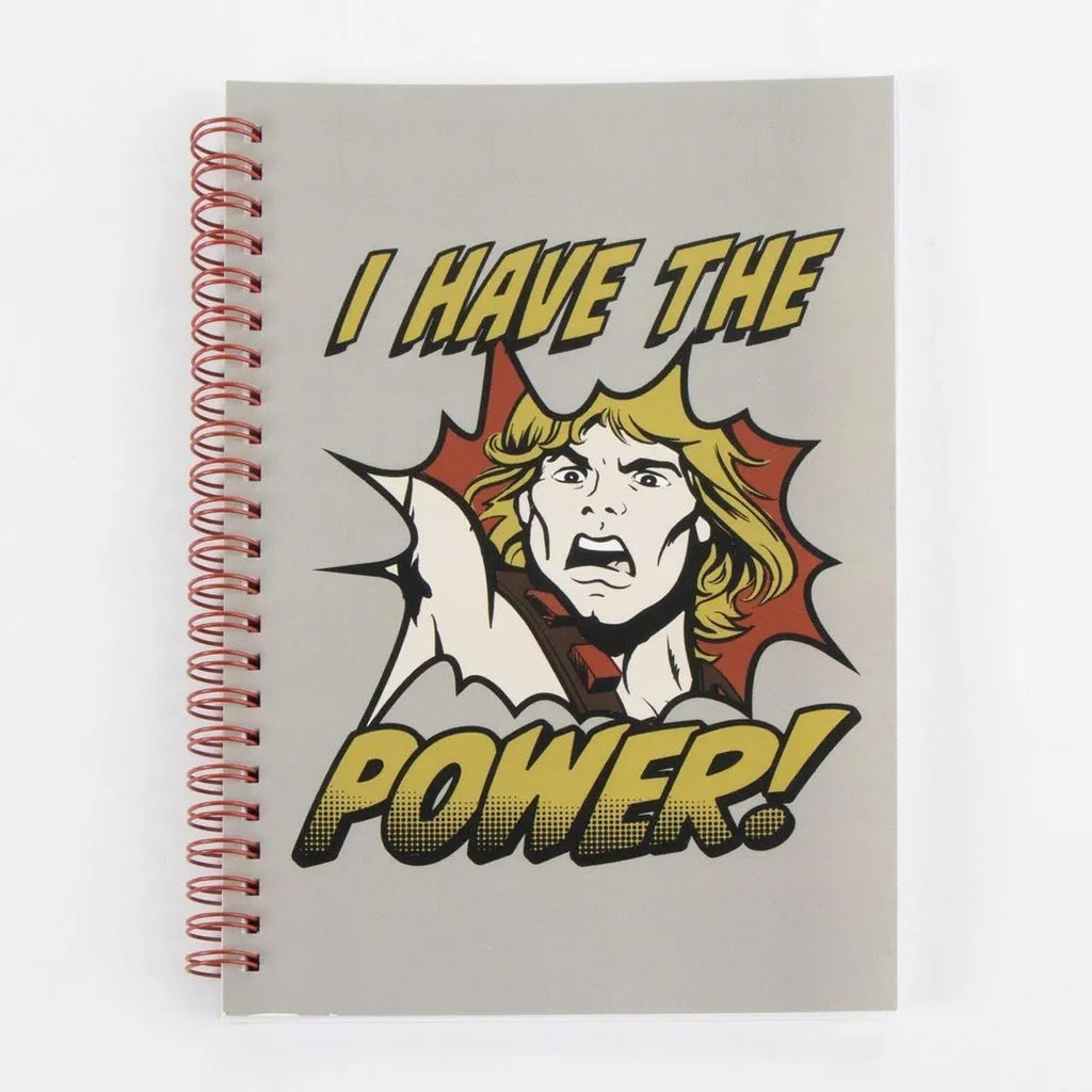 Masters of the Universe notitieboek voorkant
