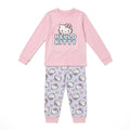 Hello Kitty pyjama meisjes roze shirt en lila broek met Hello Kitty print