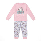 Hello Kitty pyjama meisjes roze shirt en lila broek met Hello Kitty print